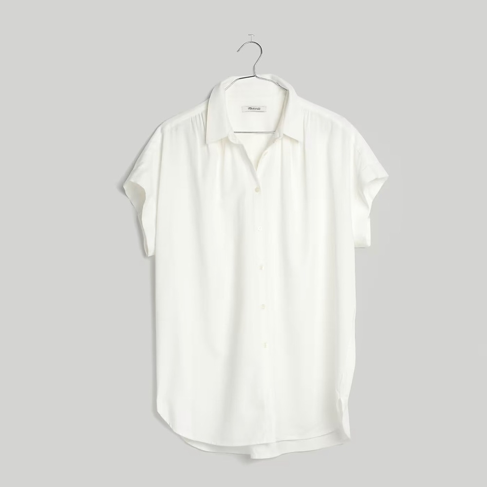 Madewell Central Shirt in Pure White